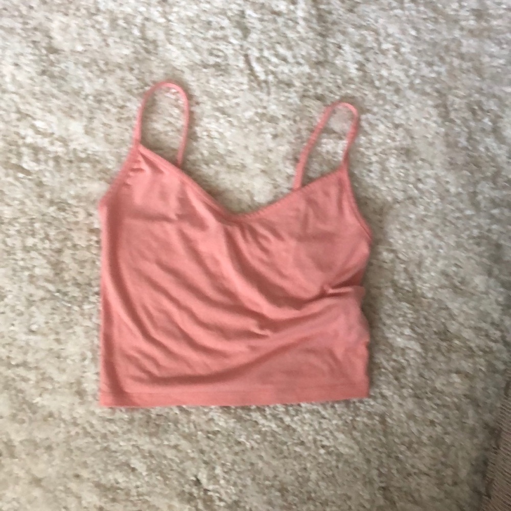 Pink crop top